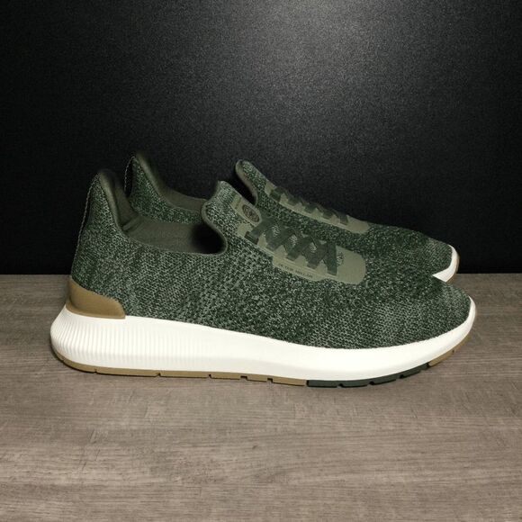 Peter Millar Hyperlight Apollo Sneakers Green Tan MF22EF11 Men's Size 9.5 - Picture 1 of 6